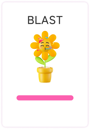 お花の成長イメージ